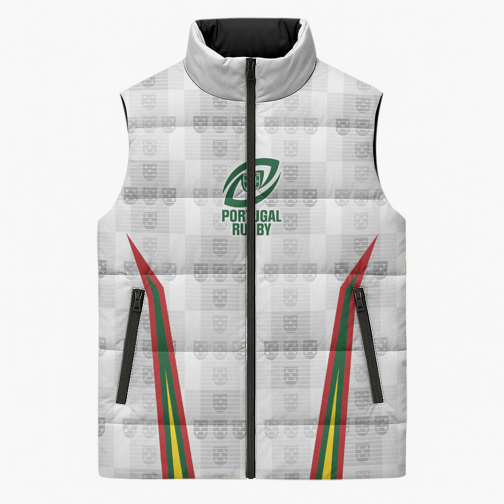 2026 Rugby Nations Series Custom Portugal Sleeveless Puffer Jacket Atlantic XV Pride