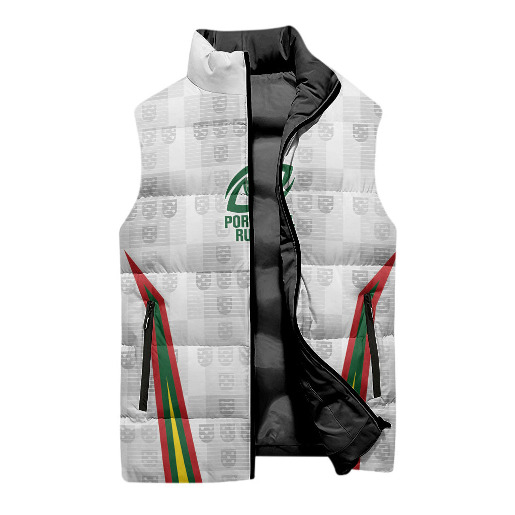 2026 Rugby Nations Series Custom Portugal Sleeveless Puffer Jacket Atlantic XV Pride