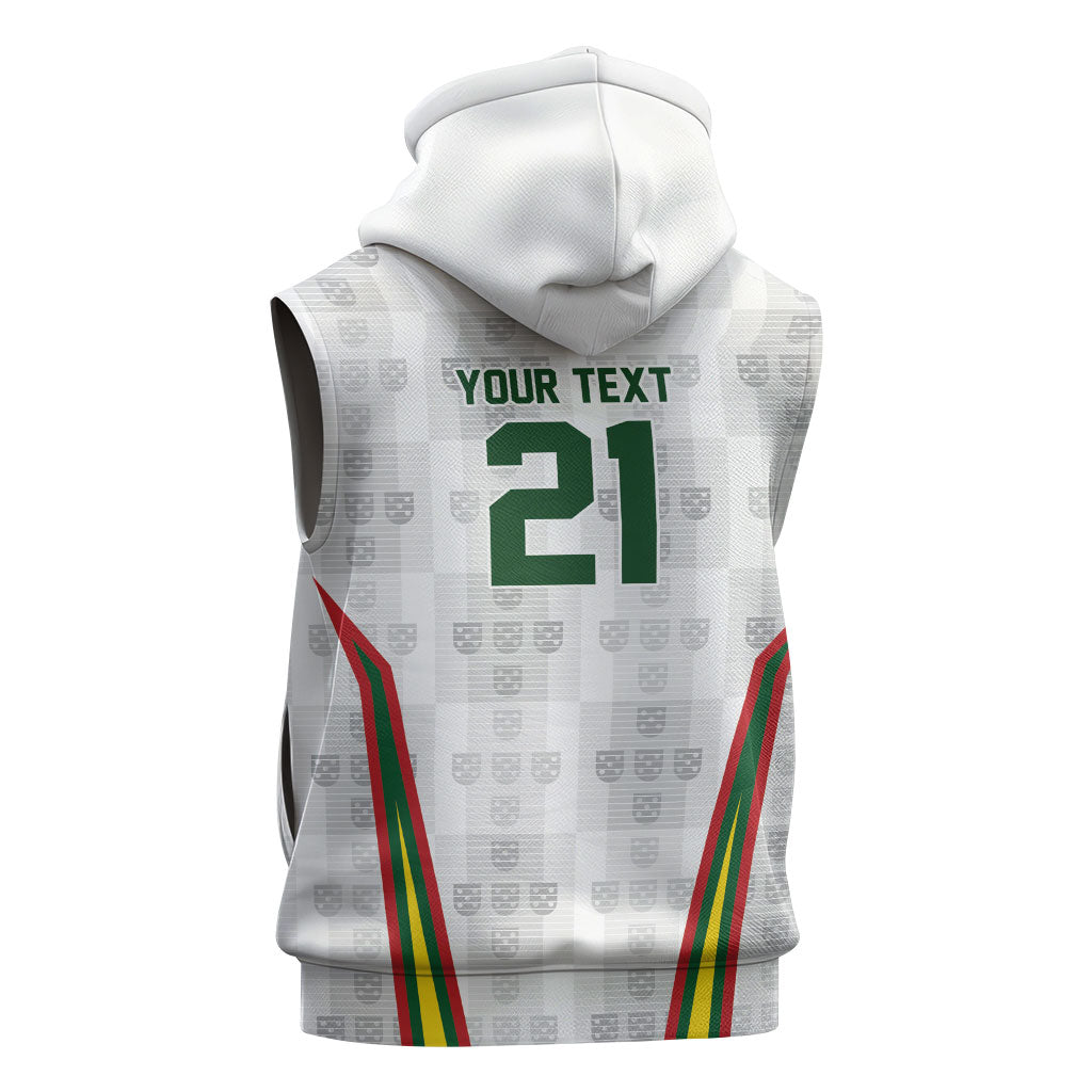 2026 Rugby Nations Series Custom Portugal Sleeveless Zip Hoodie Atlantic XV Pride