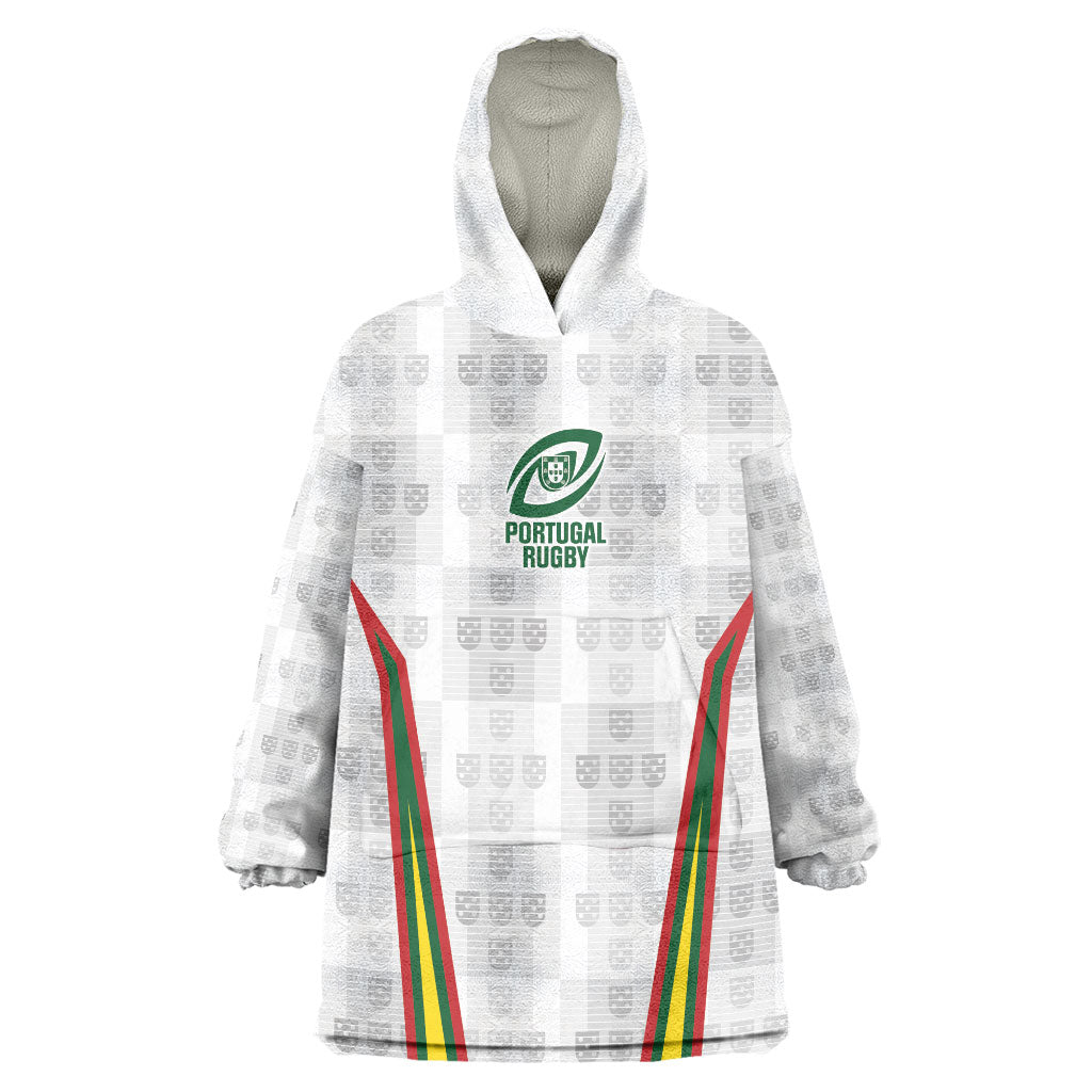 2026 Rugby Nations Series Custom Portugal Wearable Blanket Hoodie Atlantic XV Pride