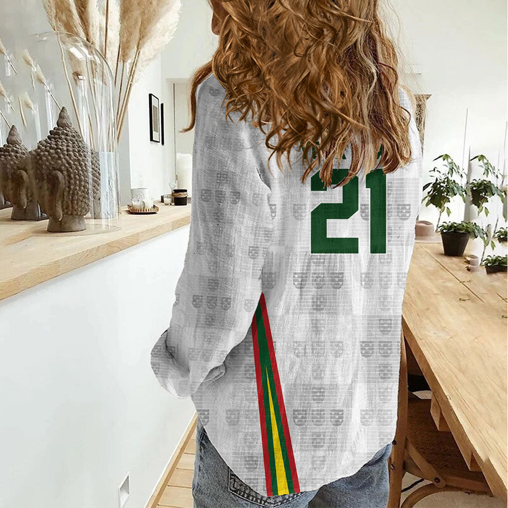 2026 Rugby Nations Series Custom Portugal Women Casual Shirt Atlantic XV Pride