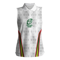2026 Rugby Nations Series Custom Portugal Women Sleeveless Polo Shirt Atlantic XV Pride