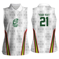 2026 Rugby Nations Series Custom Portugal Women Sleeveless Polo Shirt Atlantic XV Pride