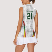 2026 Rugby Nations Series Custom Portugal Women Sleeveless Polo Shirt Atlantic XV Pride
