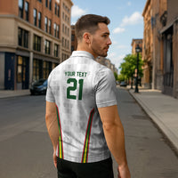 2026 Rugby Nations Series Custom Portugal Zipper Polo Shirt Atlantic XV Pride