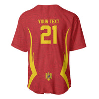 2026 Rugby Nations Series Custom Romania Baseball Jersey Stejarii Oaks Carpathian Pattern