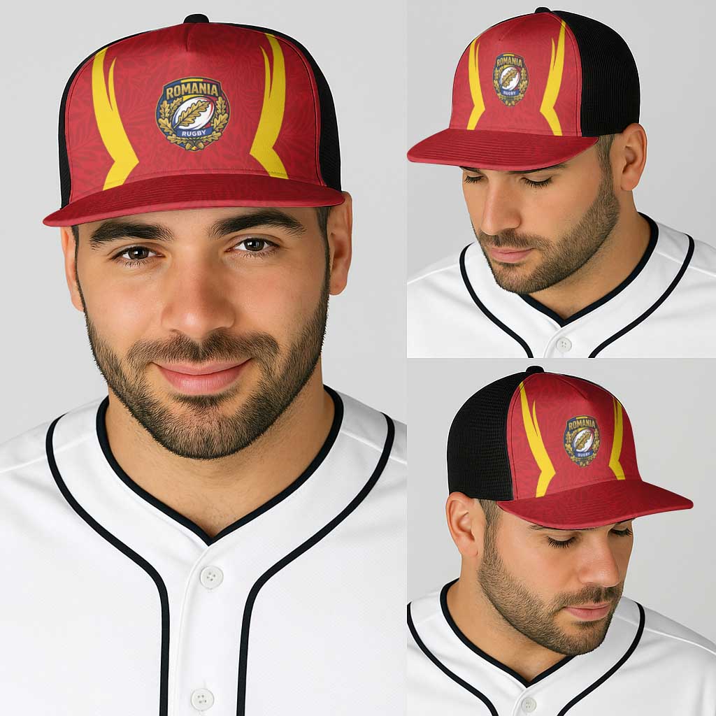 2026 Rugby Nations Series Romania Baseball Net Cap Stejarii Oaks Carpathian Pattern