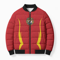 2026 Rugby Nations Series Custom Romania Bomber Puffer Jacket Stejarii Oaks Carpathian Pattern