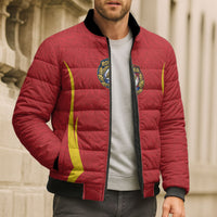 2026 Rugby Nations Series Custom Romania Bomber Puffer Jacket Stejarii Oaks Carpathian Pattern
