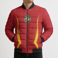 2026 Rugby Nations Series Custom Romania Bomber Puffer Jacket Stejarii Oaks Carpathian Pattern