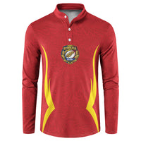 2026 Rugby Nations Series Custom Romania Button Sweatshirt Stejarii Oaks Carpathian Pattern