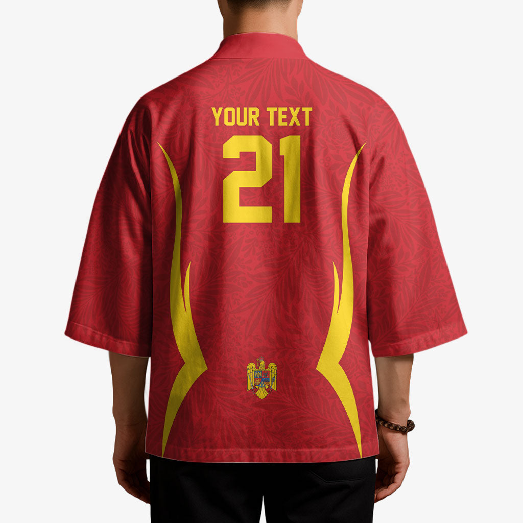 2026 Rugby Nations Series Custom Romania Kimono Stejarii Oaks Carpathian Pattern