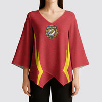 2026 Rugby Nations Series Custom Romania Kimono Sleeve Blouse Stejarii Oaks Carpathian Pattern