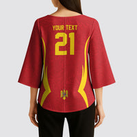 2026 Rugby Nations Series Custom Romania Kimono Sleeve Blouse Stejarii Oaks Carpathian Pattern