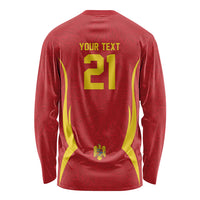 2026 Rugby Nations Series Custom Romania Long Sleeve Shirt Stejarii Oaks Carpathian Pattern