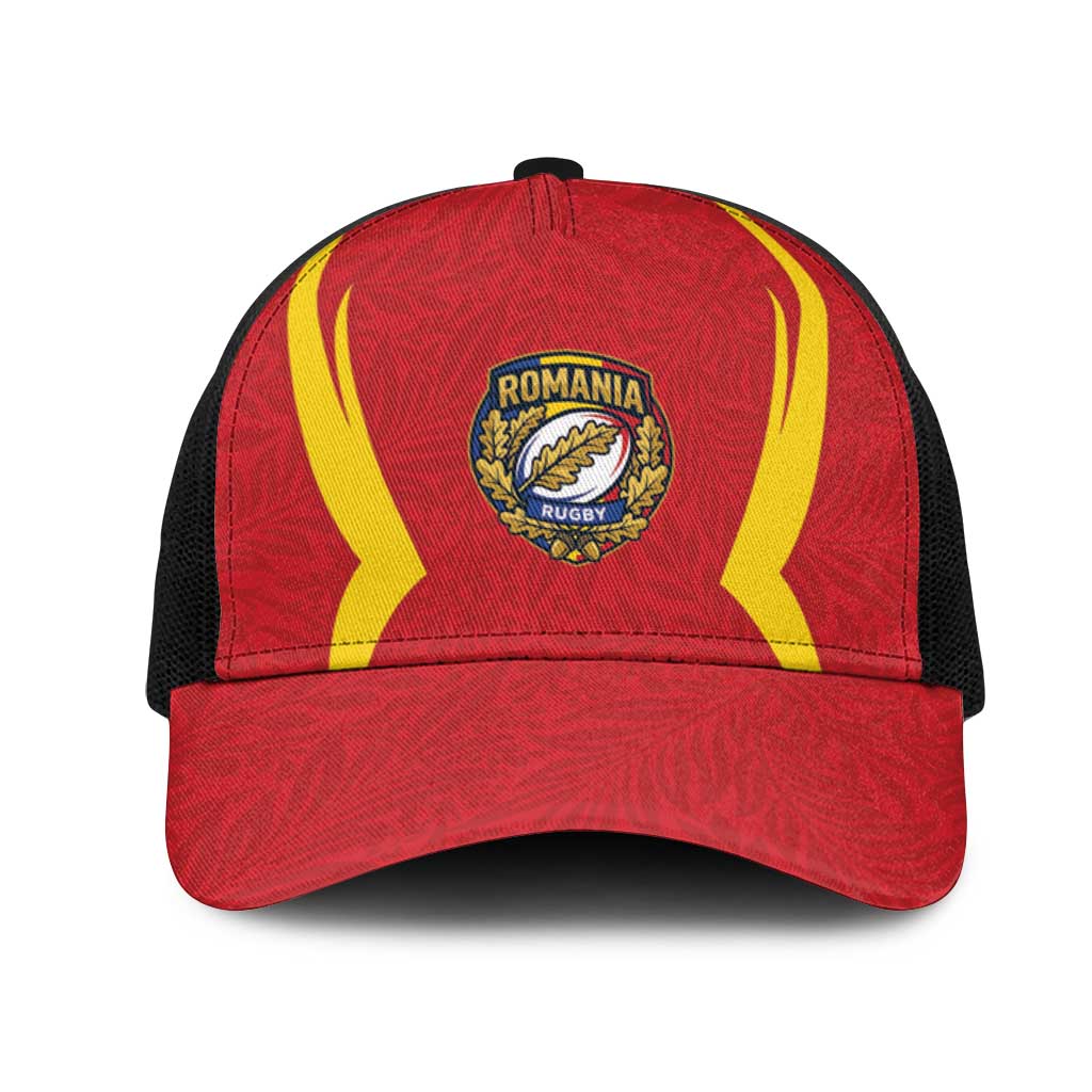 2026 Rugby Nations Series Romania Mesh Trucker Cap Stejarii Oaks Carpathian Pattern