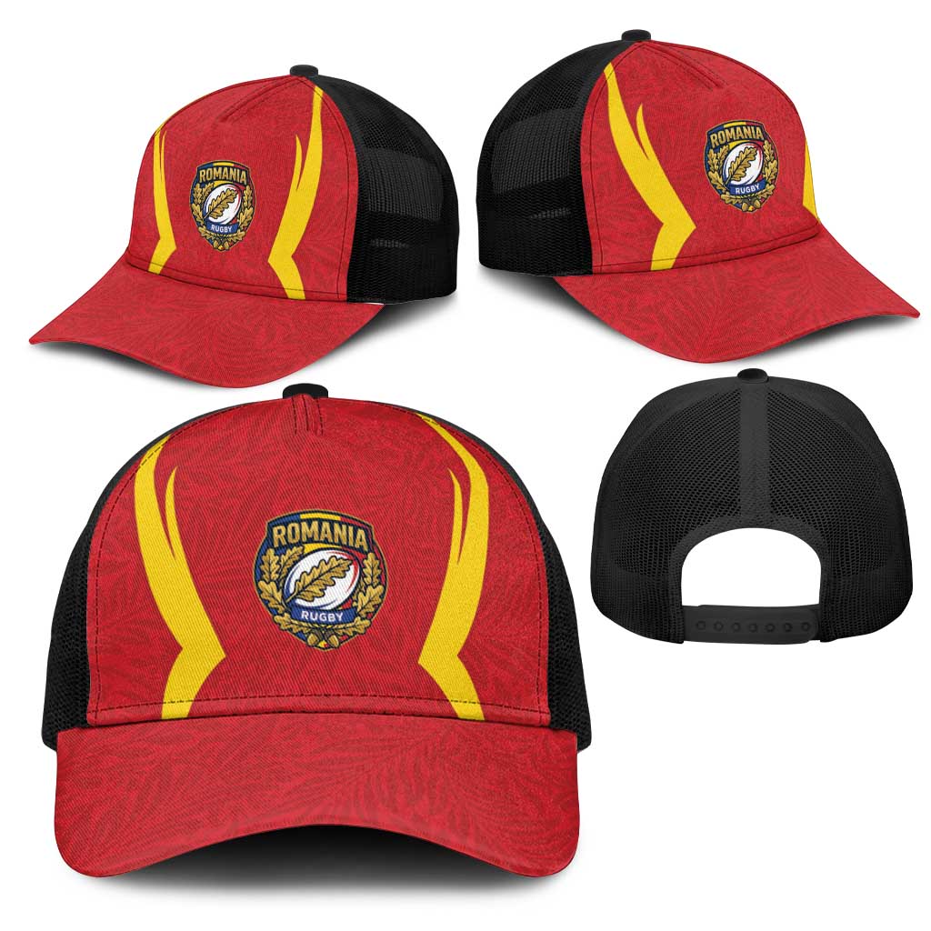 2026 Rugby Nations Series Romania Mesh Trucker Cap Stejarii Oaks Carpathian Pattern
