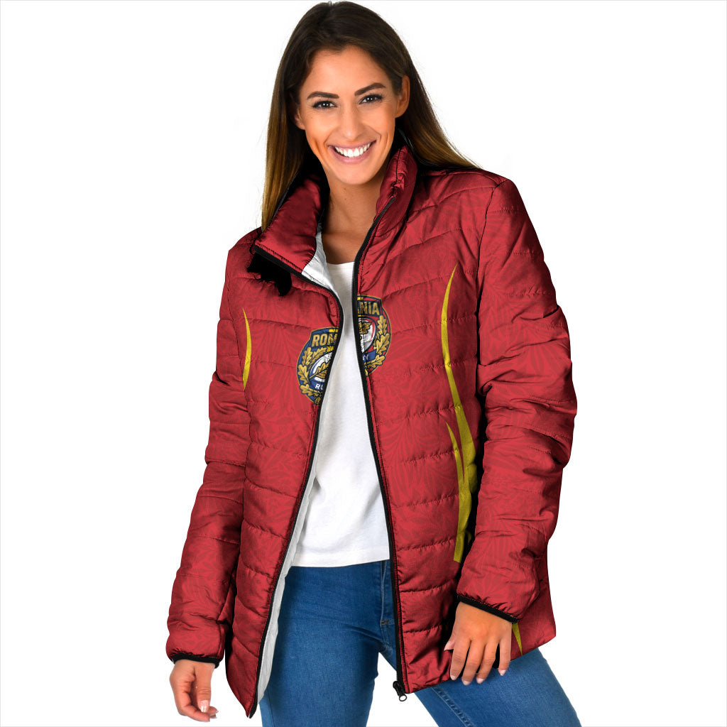 2026 Rugby Nations Series Custom Romania Padded Jacket Stejarii Oaks Carpathian Pattern