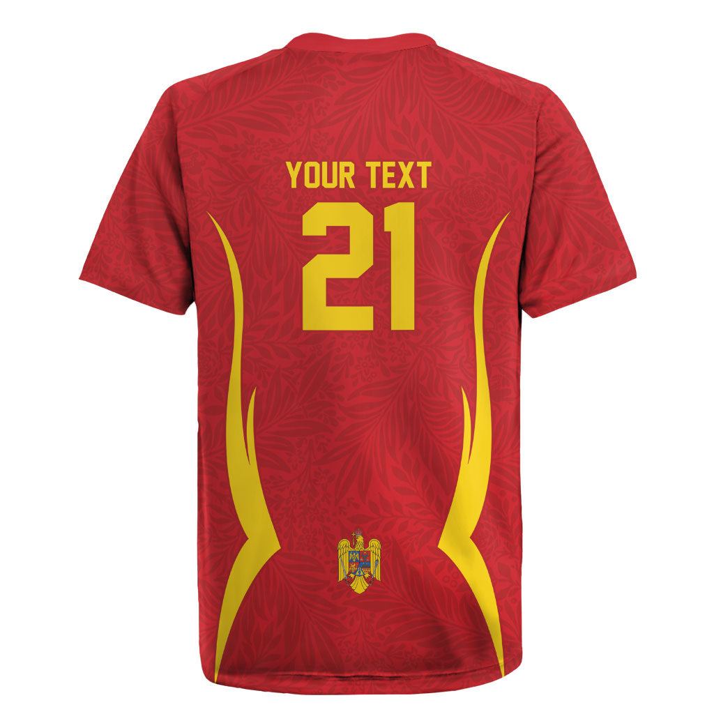 2026 Rugby Nations Series Custom Romania Rugby Jersey Stejarii Oaks Carpathian Pattern