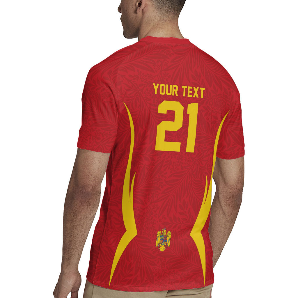 2026 Rugby Nations Series Custom Romania Rugby Jersey Stejarii Oaks Carpathian Pattern