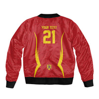 2026 Rugby Nations Series Custom Romania Sleeve Zip Bomber Jacket Stejarii Oaks Carpathian Pattern