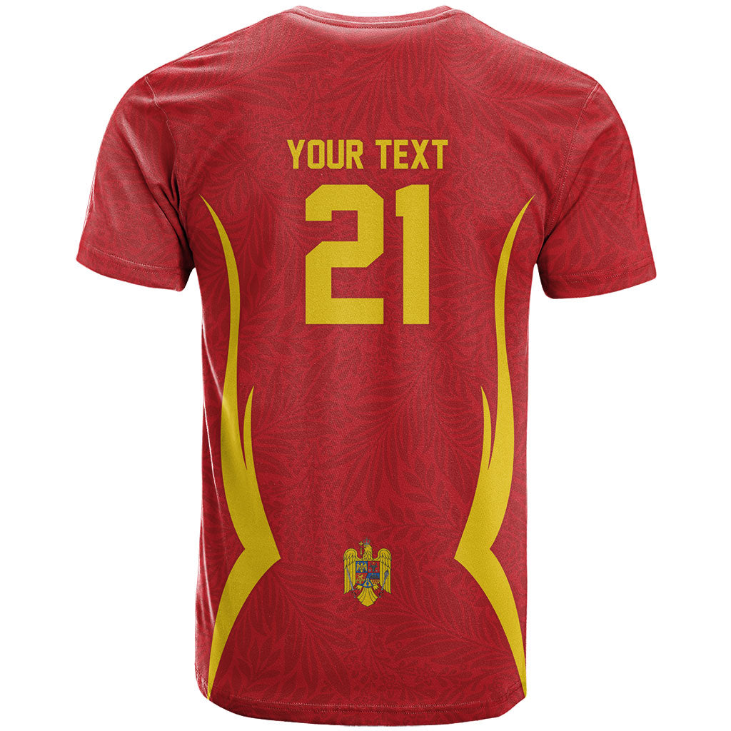 2026 Rugby Nations Series Custom Romania T Shirt Stejarii Oaks Carpathian Pattern