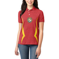 2026 Rugby Nations Series Custom Romania Women Polo Shirt Stejarii Oaks Carpathian Pattern