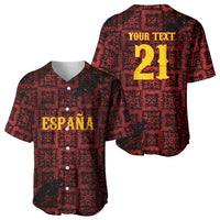 2026 Rugby Nations Series Custom Spain Baseball Jersey Los Leones Iberian XV Heritage