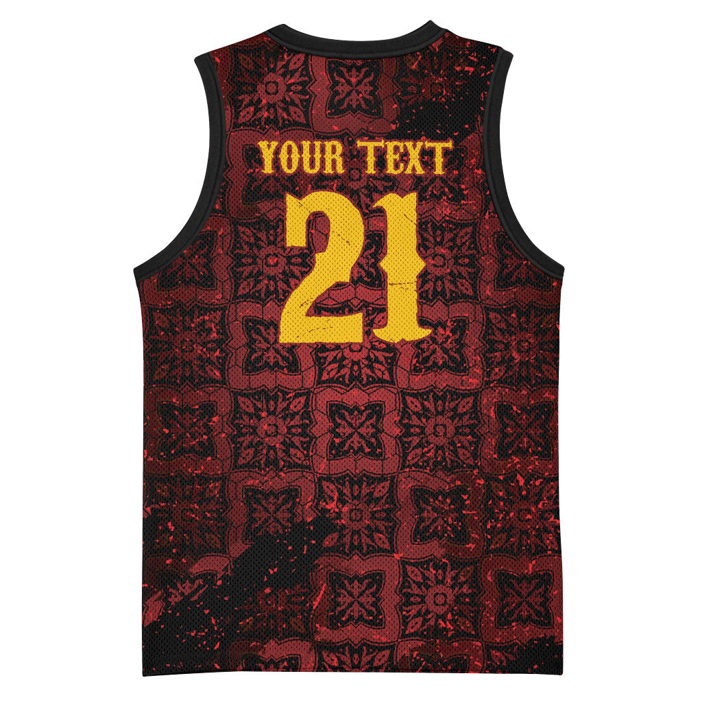2026 Rugby Nations Series Custom Spain Basketball Jersey Los Leones Iberian XV Heritage