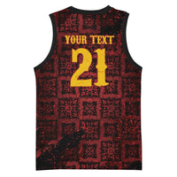 2026 Rugby Nations Series Custom Spain Basketball Jersey Los Leones Iberian XV Heritage