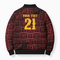 2026 Rugby Nations Series Custom Spain Bomber Puffer Jacket Los Leones Iberian XV Heritage