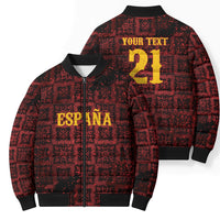 2026 Rugby Nations Series Custom Spain Bomber Puffer Jacket Los Leones Iberian XV Heritage