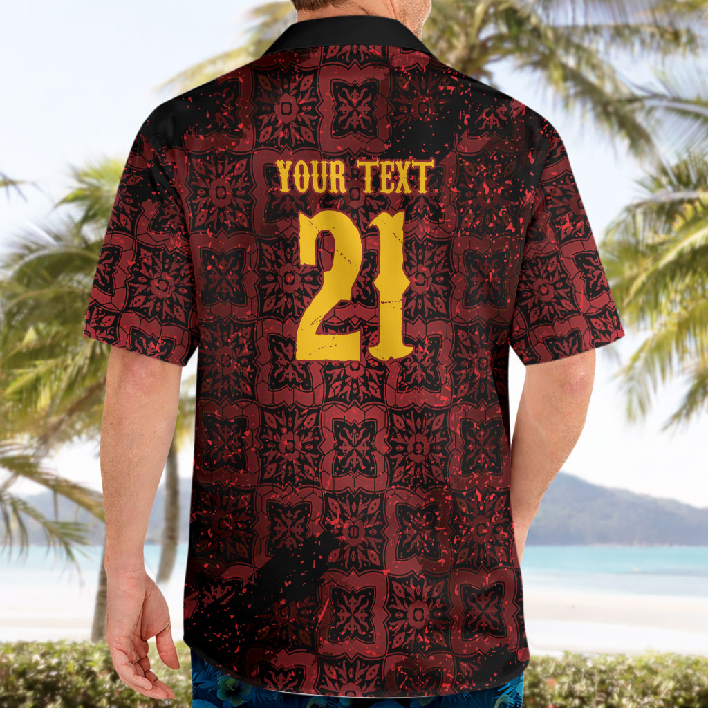 2026 Rugby Nations Series Custom Spain Hawaiian Shirt Los Leones Iberian XV Heritage