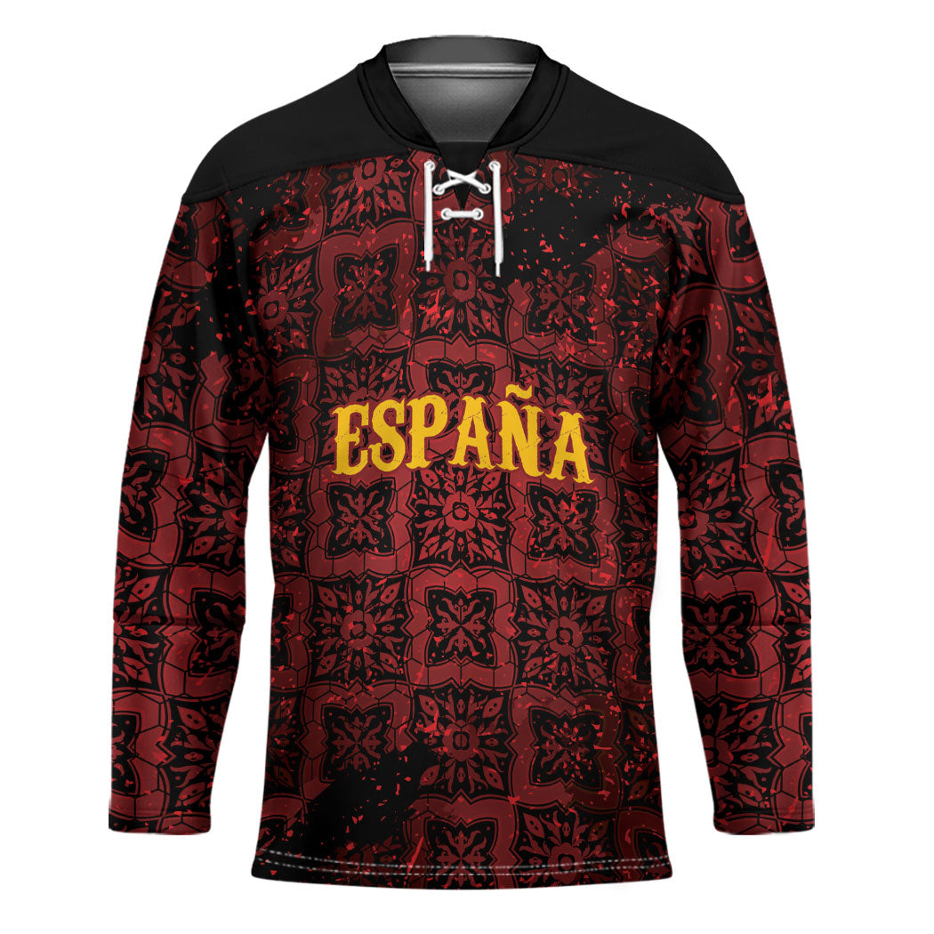 2026 Rugby Nations Series Custom Spain Hockey Jersey Los Leones Iberian XV Heritage