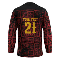 2026 Rugby Nations Series Custom Spain Hockey Jersey Los Leones Iberian XV Heritage
