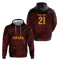 2026 Rugby Nations Series Custom Spain Hoodie Los Leones Iberian XV Heritage
