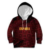 2026 Rugby Nations Series Custom Spain Kid Hoodie Los Leones Iberian XV Heritage