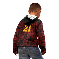 2026 Rugby Nations Series Custom Spain Kid Hoodie Los Leones Iberian XV Heritage