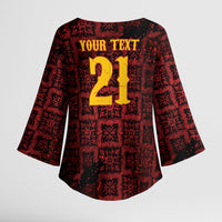 2026 Rugby Nations Series Custom Spain Kimono Sleeve Blouse Los Leones Iberian XV Heritage