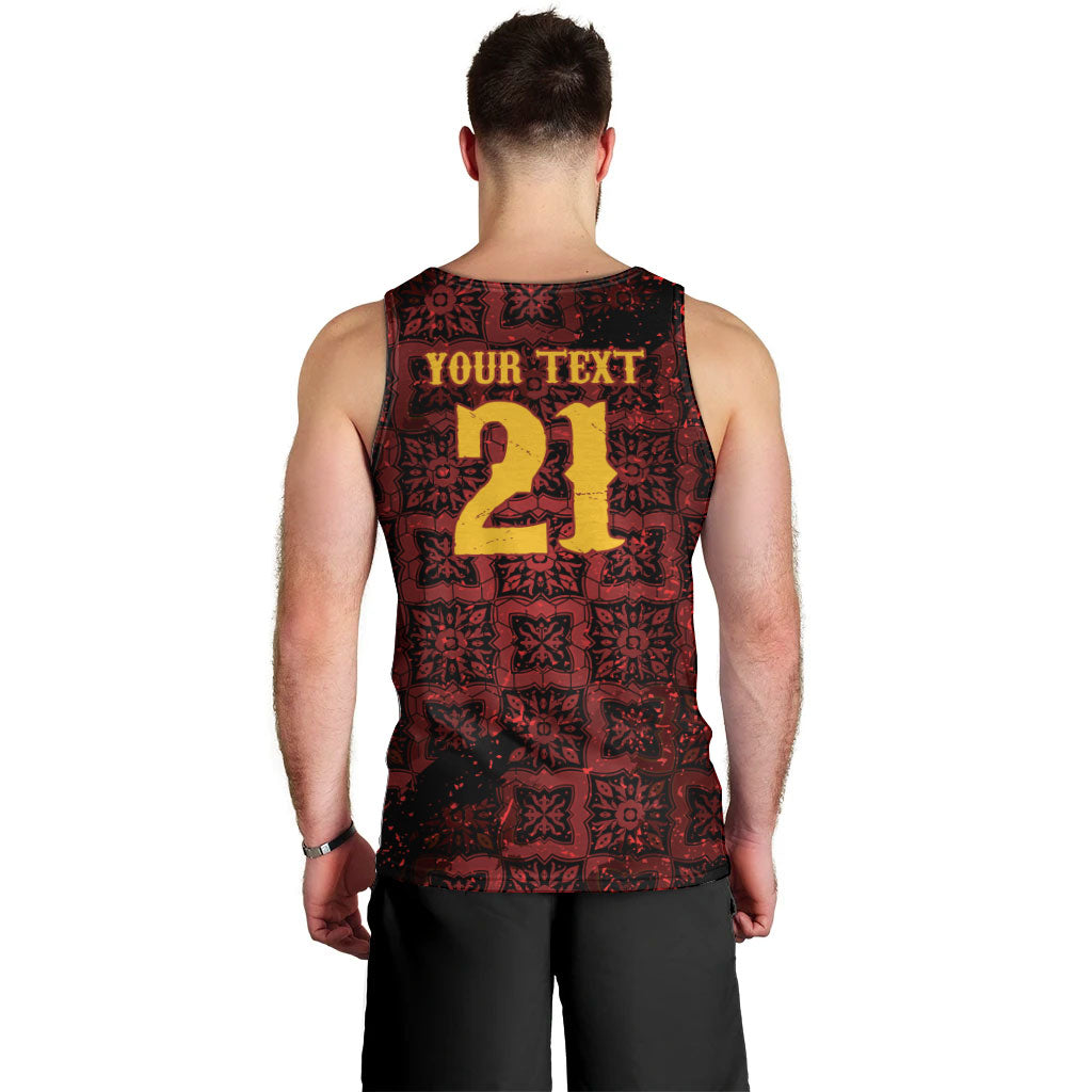 2026 Rugby Nations Series Custom Spain Men Tank Top Los Leones Iberian XV Heritage