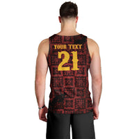 2026 Rugby Nations Series Custom Spain Men Tank Top Los Leones Iberian XV Heritage