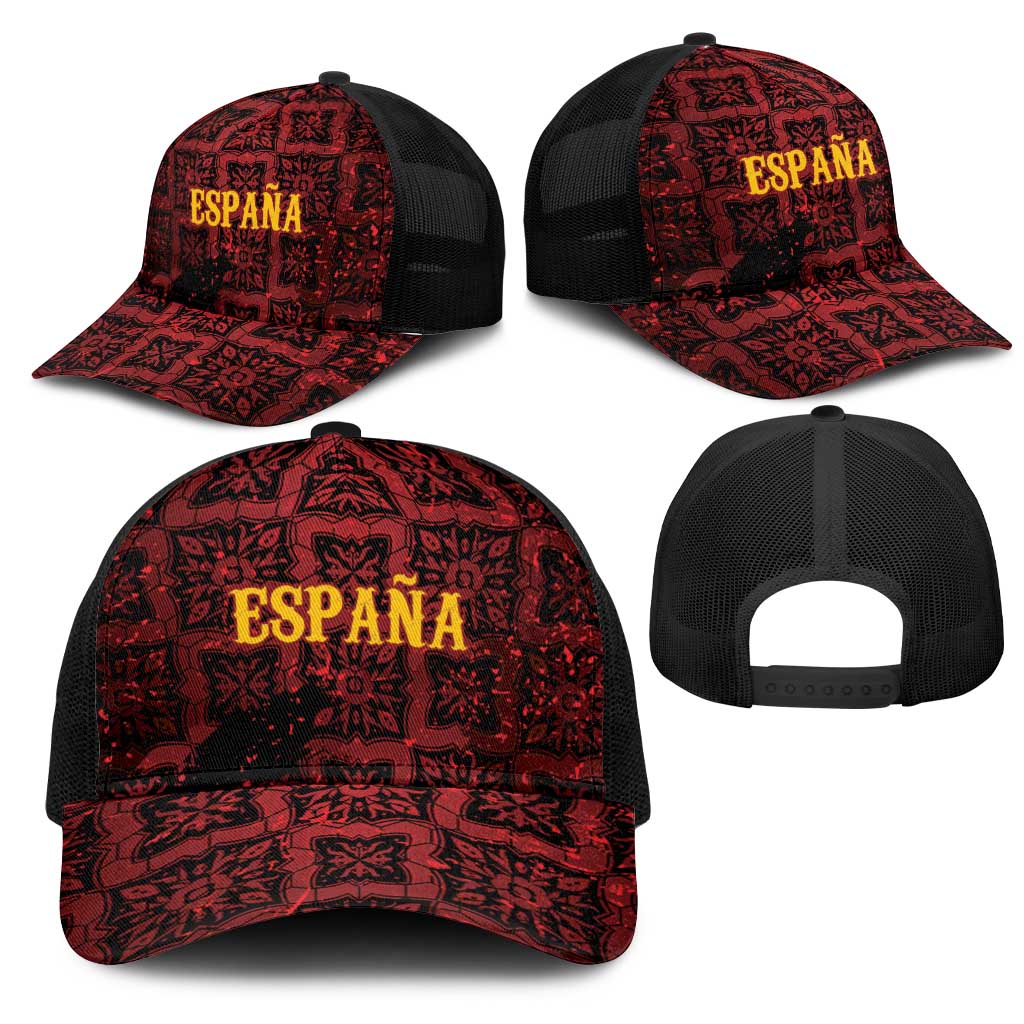 2026 Rugby Nations Series Spain Mesh Trucker Cap Los Leones Iberian XV Heritage