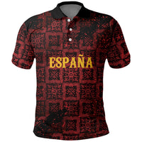 2026 Rugby Nations Series Custom Spain Polo Shirt Los Leones Iberian XV Heritage