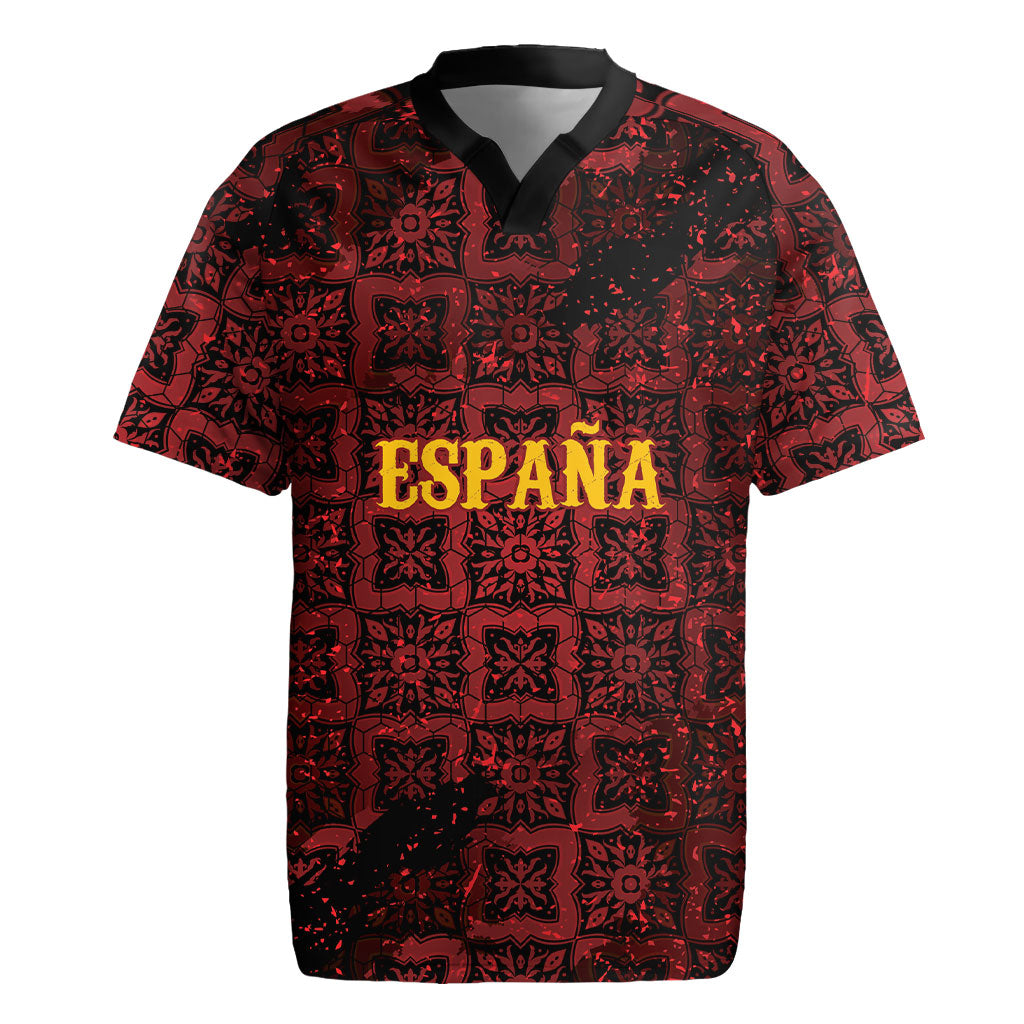 2026 Rugby Nations Series Custom Spain Rugby Jersey Los Leones Iberian XV Heritage