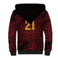 2026 Rugby Nations Series Custom Spain Sherpa Hoodie Los Leones Iberian XV Heritage