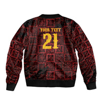 2026 Rugby Nations Series Custom Spain Sleeve Zip Bomber Jacket Los Leones Iberian XV Heritage