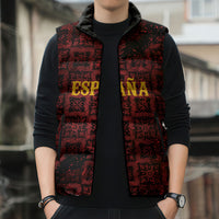 2026 Rugby Nations Series Custom Spain Sleeveless Puffer Jacket Los Leones Iberian XV Heritage