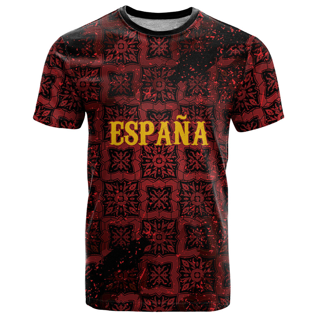 2026 Rugby Nations Series Custom Spain T Shirt Los Leones Iberian XV Heritage