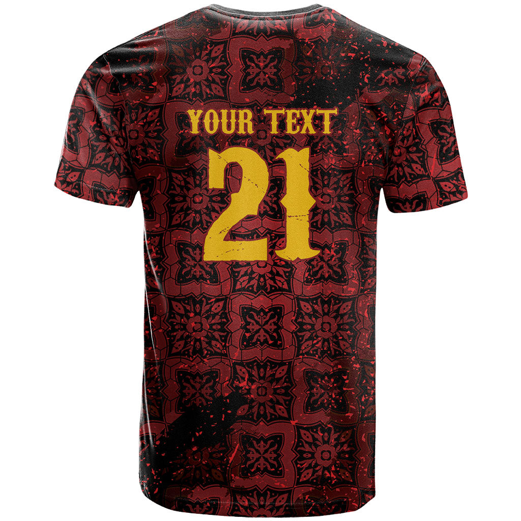 2026 Rugby Nations Series Custom Spain T Shirt Los Leones Iberian XV Heritage