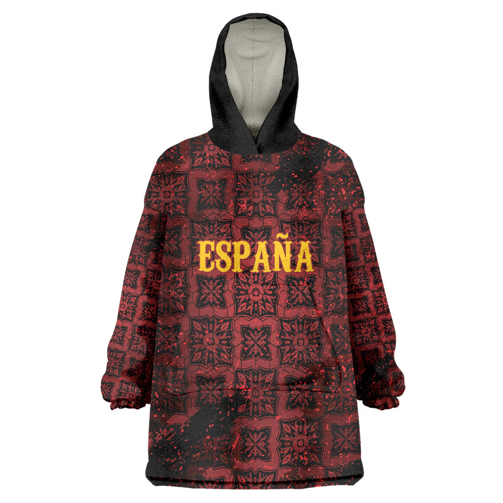 2026 Rugby Nations Series Custom Spain Wearable Blanket Hoodie Los Leones Iberian XV Heritage